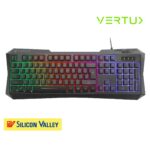 Vertux Radiance Ergonomic Backlit Wired Gaming Keyboard