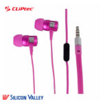 Cliptec Earphone Bme-747-04 Pink