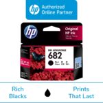 Original HP 682 3YM77AA Black ink Cartridge