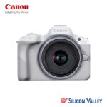 Canon MIRRORLESS CAMERA EOS R50 18-45MM IS STM WHITE - Image 4