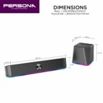 Persona SM-177 Black Bluetooth Speaker - Image 2