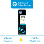 Original HP GT52 Ink Yellow | GT52 M0H56Aa Yellow Original Ink Bottle