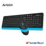 A4Tech Fstyler FG1010 2.4GHz Wireless Keyboard & Mouse Combo Blue - Image 3