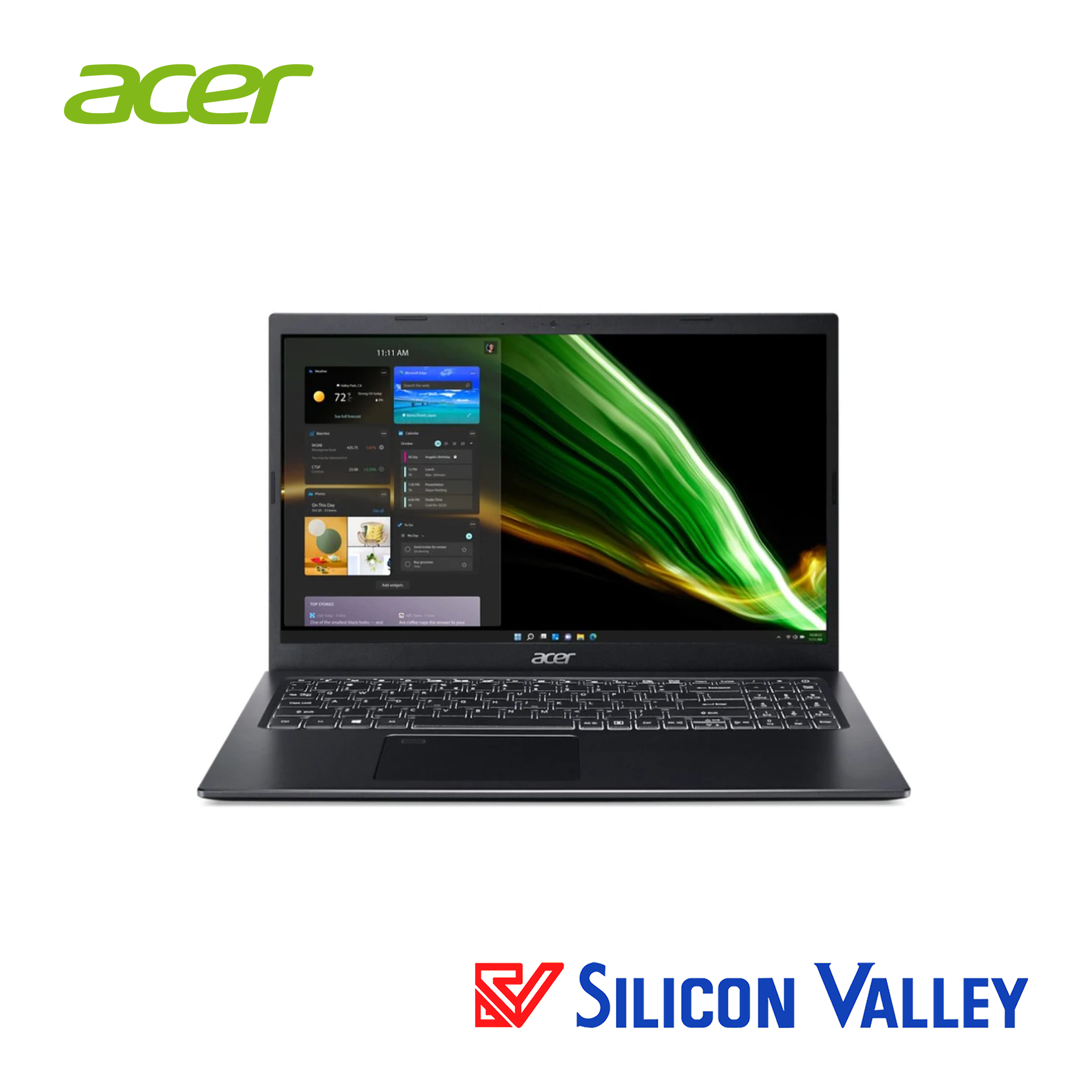 ACER Aspire 7 A715-59G-56W7 (2) Acer Aspire 7 A715-59G-56W7 Titanium Black 15.6in FHD IPS 144Hz | Intel Core i5-12450H | 16GB DDR4 | 512GB SSD | RTX 3050 6GB | Windows 11 Home - Image 1