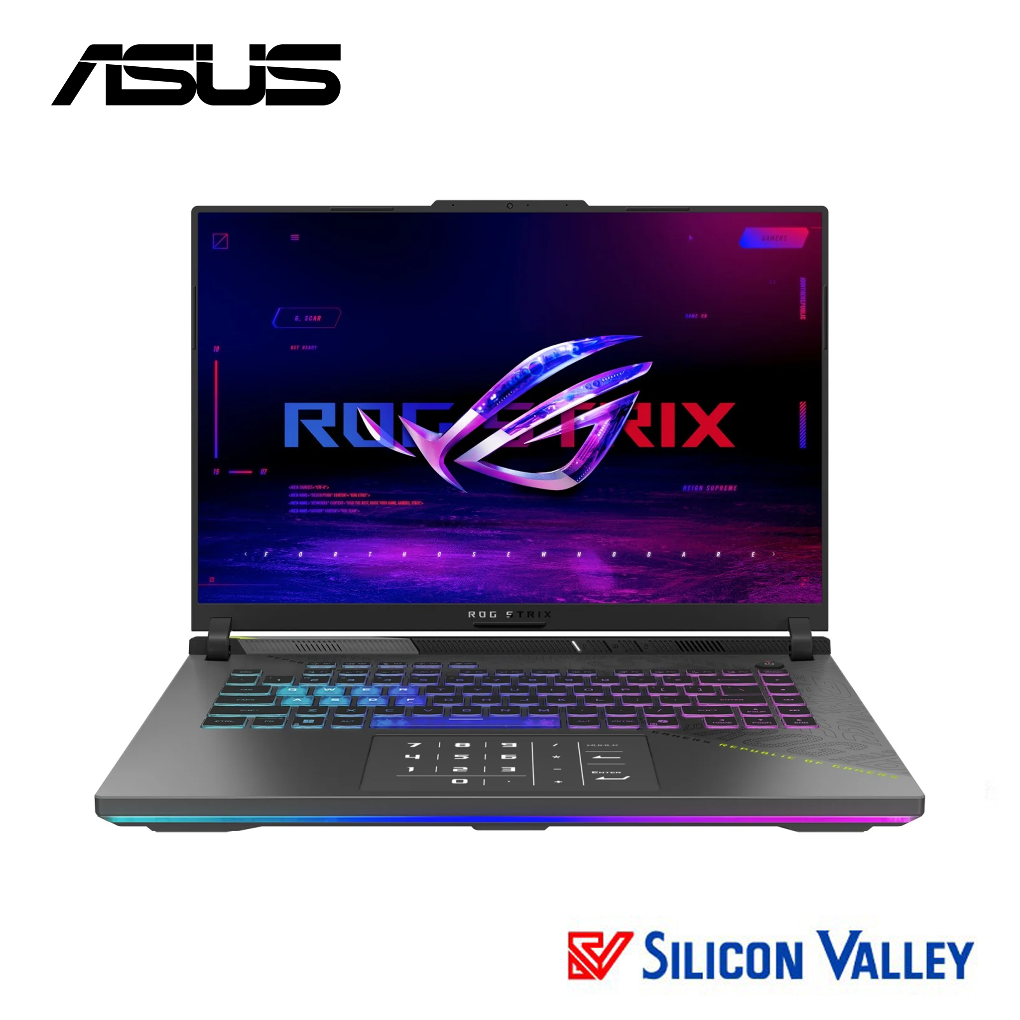 ASUS ROG Strix G16 G614PH-RV119WSM 1 ASUS 16" G614PH-RV119WSM AMD ECLIPSE GRAY | AMD RYZEN 9-8940H | 16GB RAM + 512GB SSD | NVIDIA RTX5050 8GB | WINDOWS 11 + OFFICE HOME 2024 + M365 BASIC - Image 1