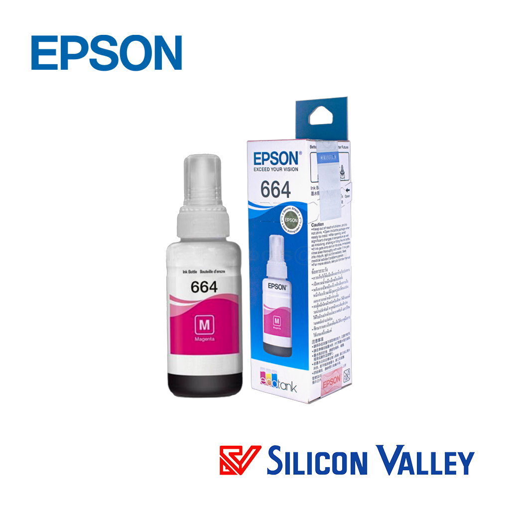 Epson - 664 Ink Bottle 70mL - Magenta (1) Epson - 664 Ink Bottle 70mL - Magenta - Image 1