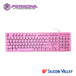 Persona GKW105 Pink Wired Keyboard