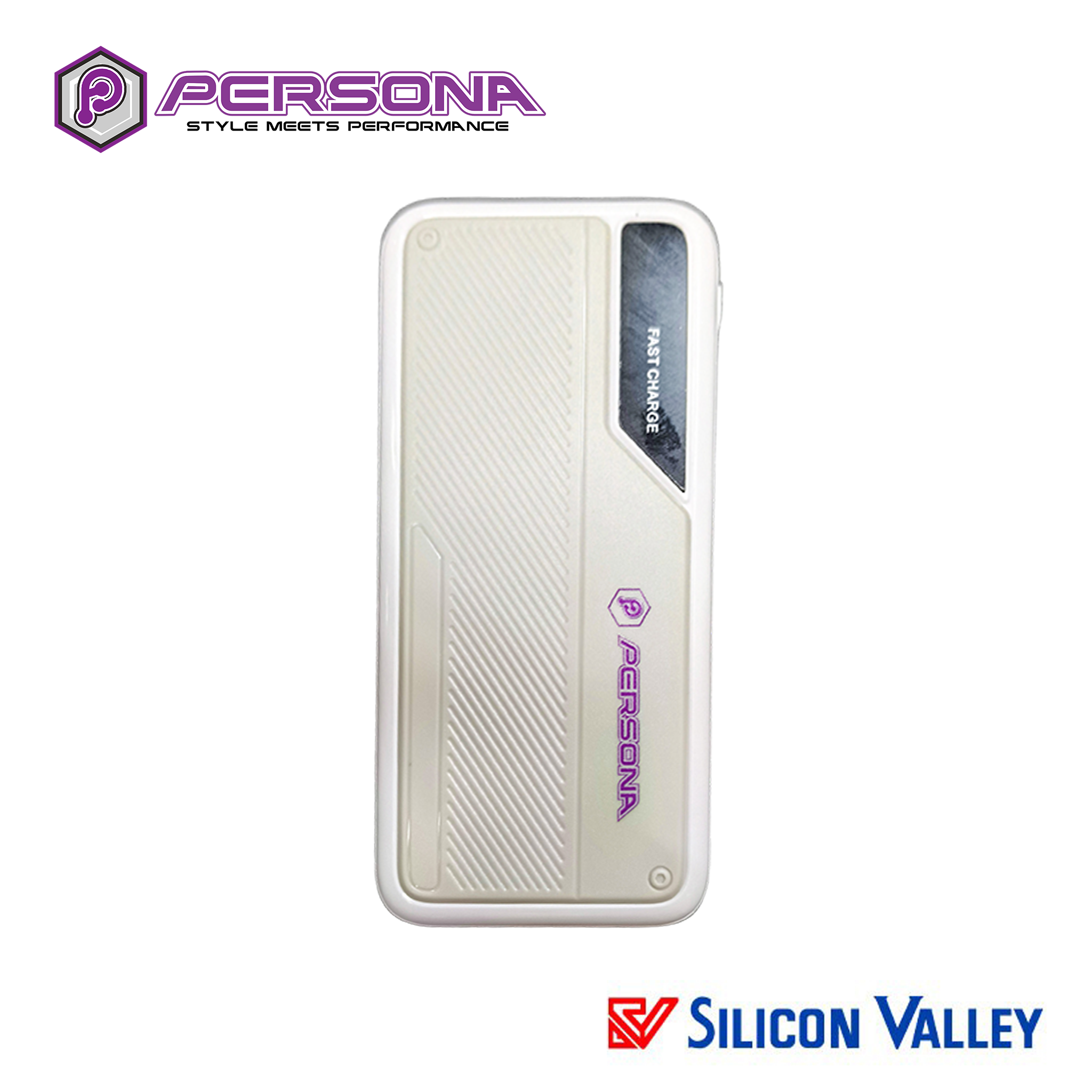 Persona PB10102 DX239 copy Persona PB10102 10000mah Powerbank - Gray - Image 1