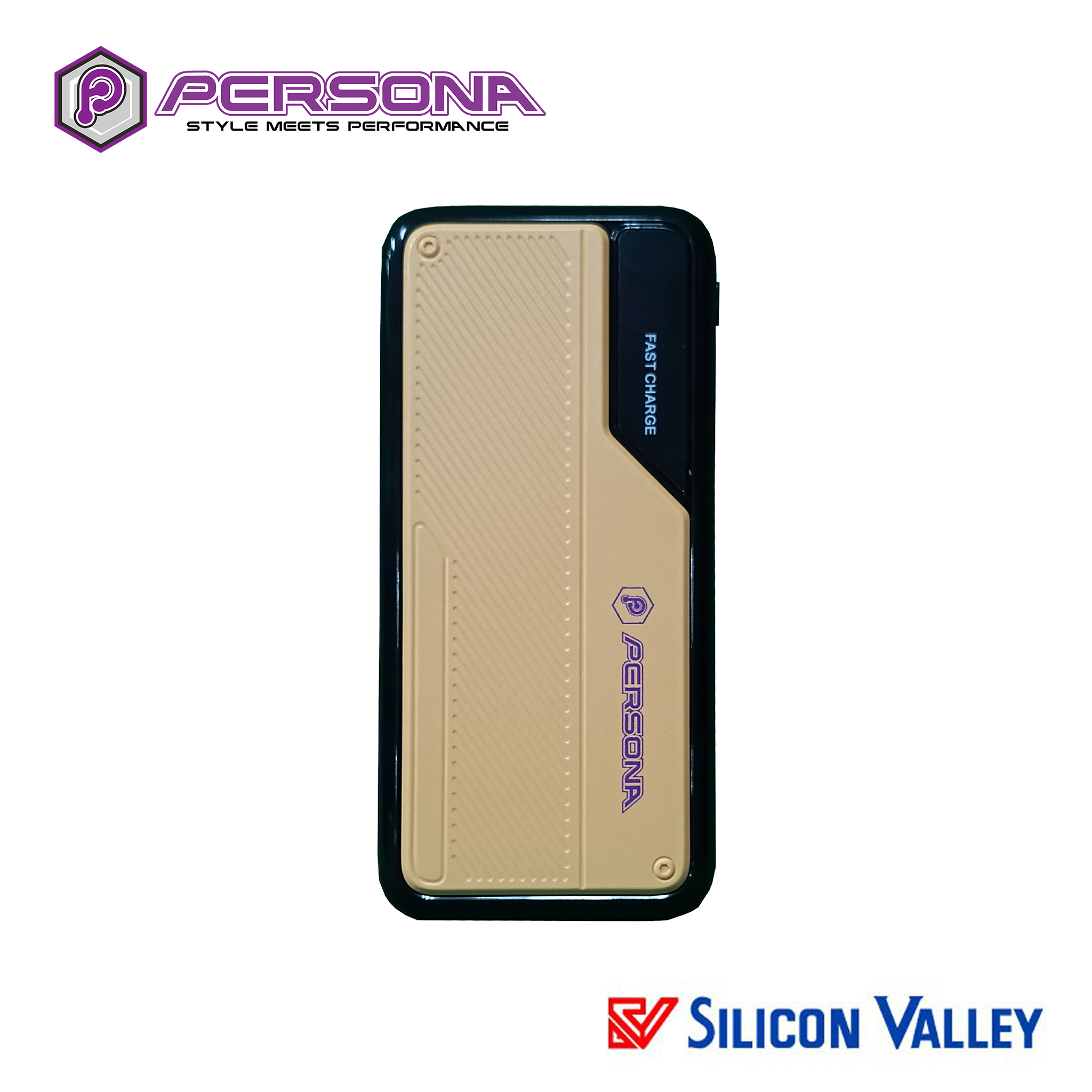 Persona PB10102 DX239 Persona PB10102 10000mah Powerbank - Yellow - Image 1