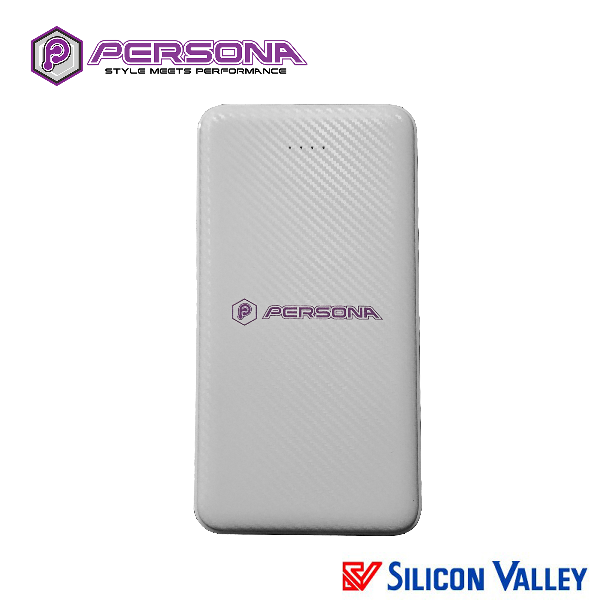 Persona PB10109 T63 copy Persona PB10109 T63 10000mah Powerbank - White - Image 1