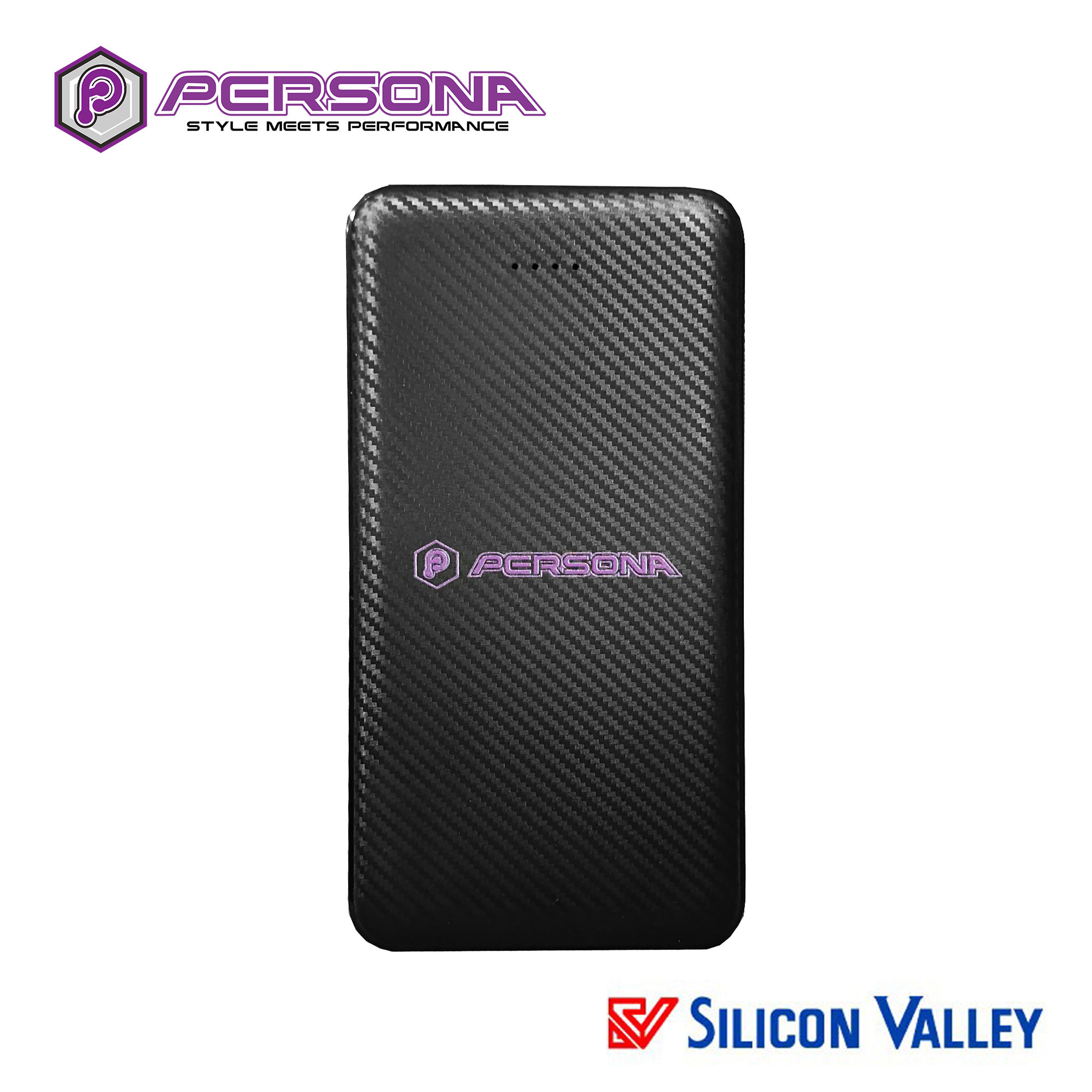 Persona PB10109 T63 Persona PB10109 T63 10000mah Powerbank - Black - Image 1