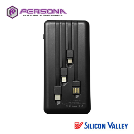 Persona PB10111 10000mah Powerbank – Black