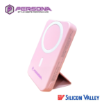 Persona PB10115 10000mah Magnetic Stand Powerbank - Pink - Image 2