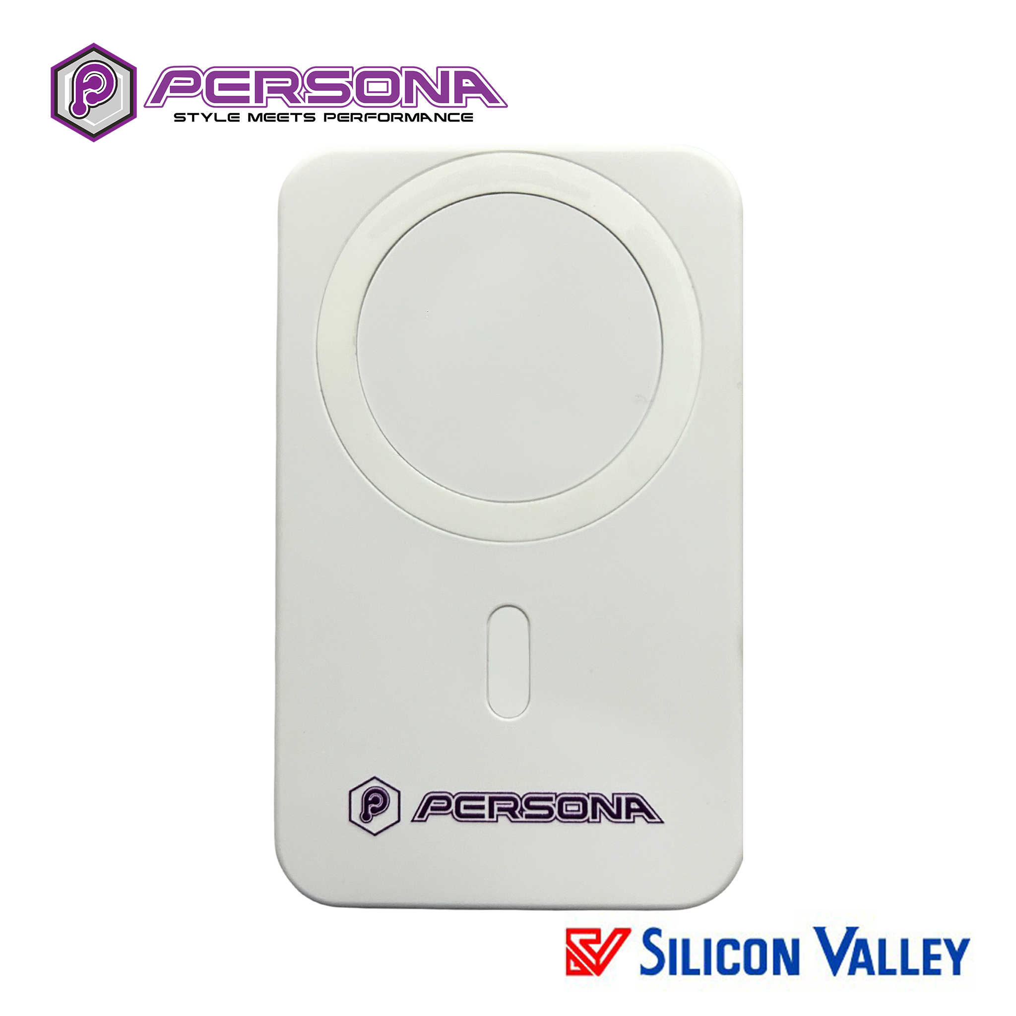 Persona PB10115 A27-01 Persona PB10115 10000mah Magnetic Stand Powerbank - White - Image 1