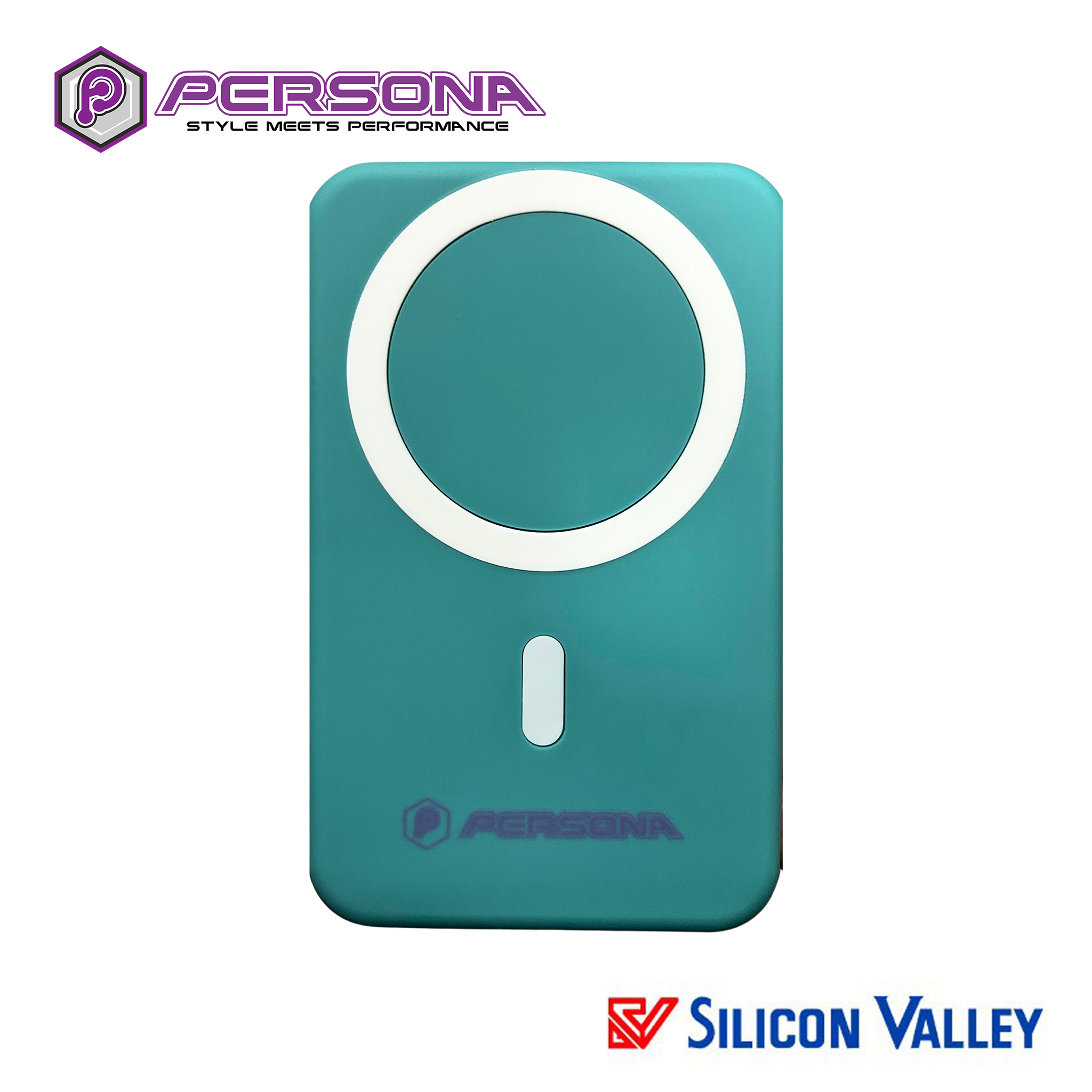 Persona PB10117 A27 Persona PB10117 10000mah Magnetic Powerbank - Green - Image 1