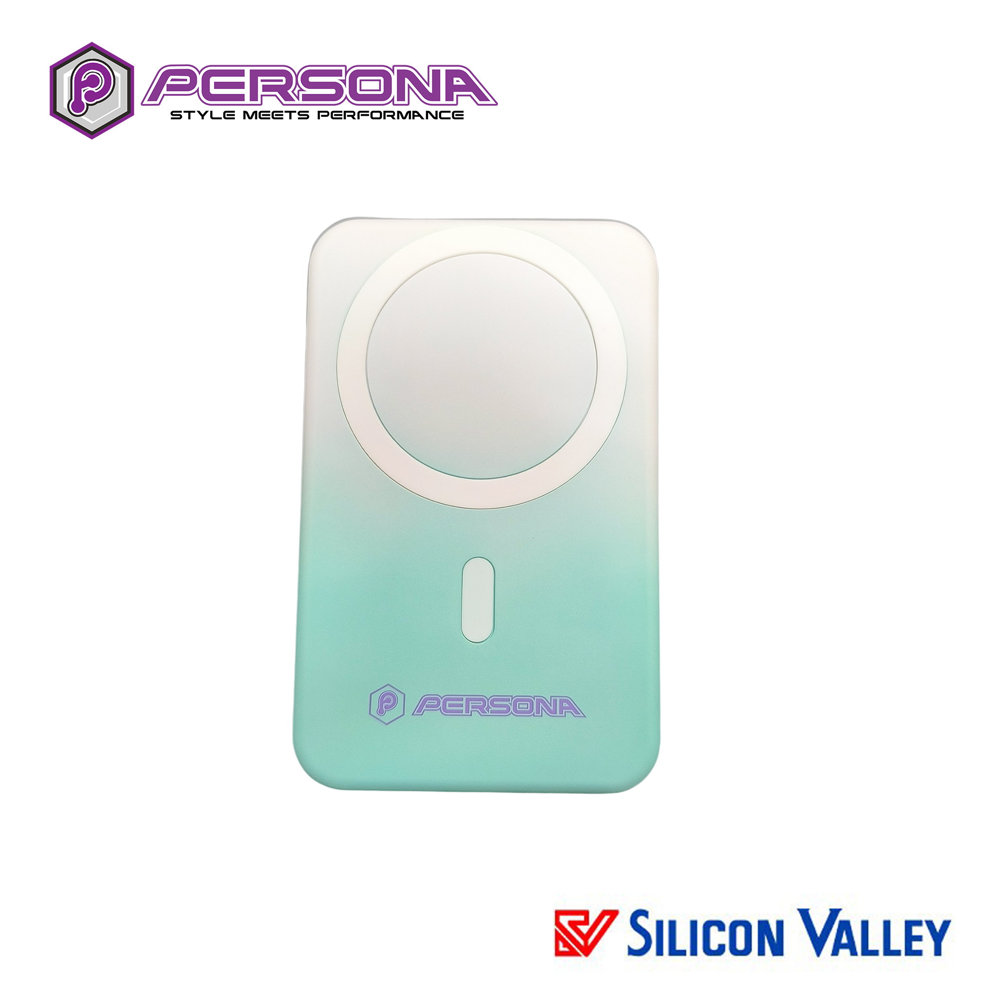 Persona PB10118 A27-01 copy 2 Persona 10000mah Bracket Magnetic Fast Charge Powerbank - Green - Image 1