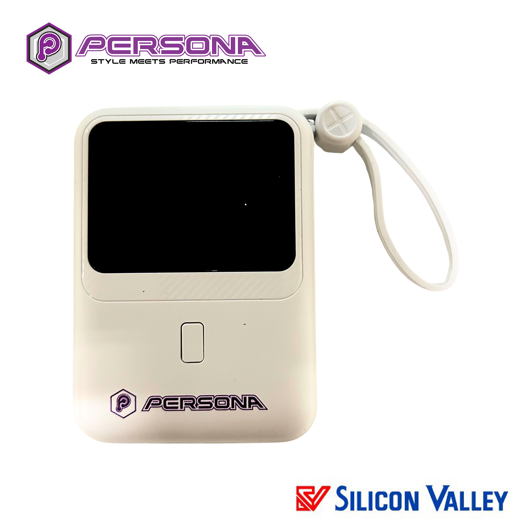 Persona PB10119 DX214 Persona 10000mah Wire Mobile Powerbank - White - Image 1