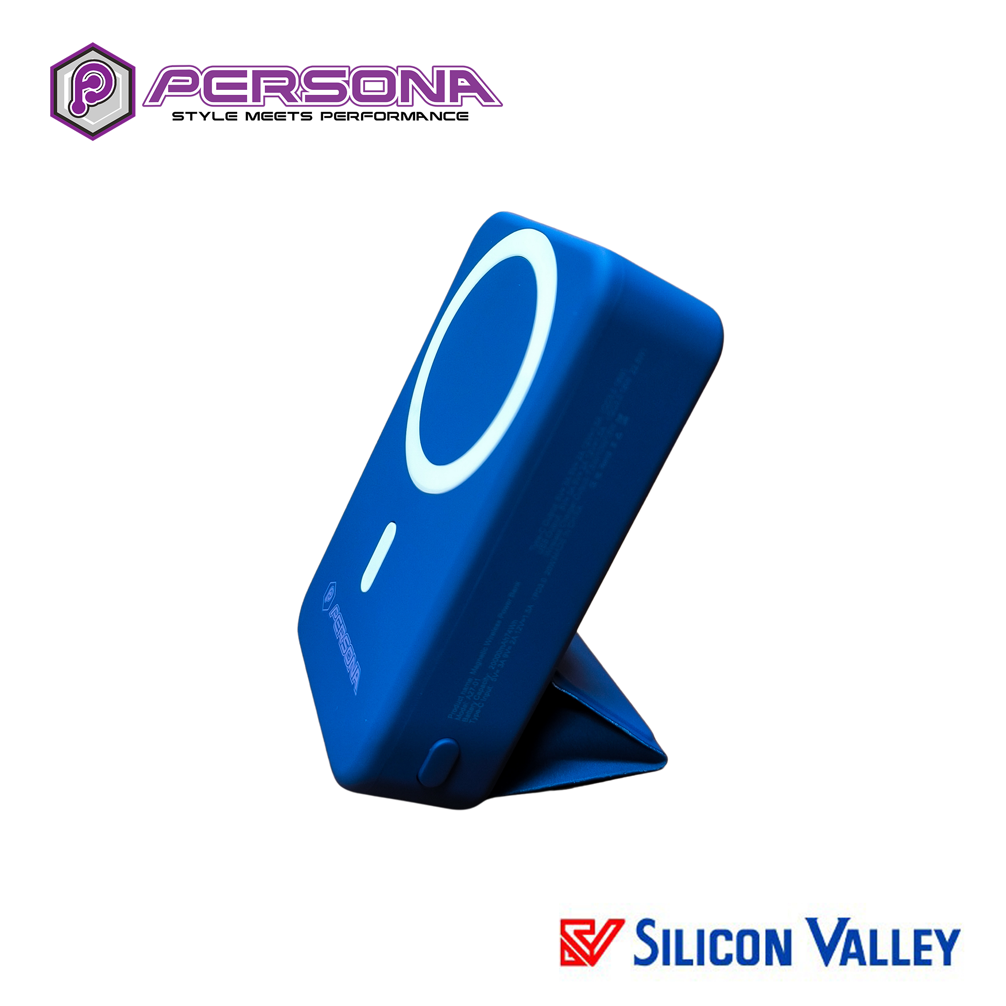 Persona PB20102 A27-01 Persona 20000mah Magnetic Stand Powerbank - dark blue - Image 1