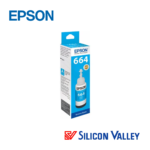 Epson - 664 Ink Bottle 70mL - Cyan - Image 2