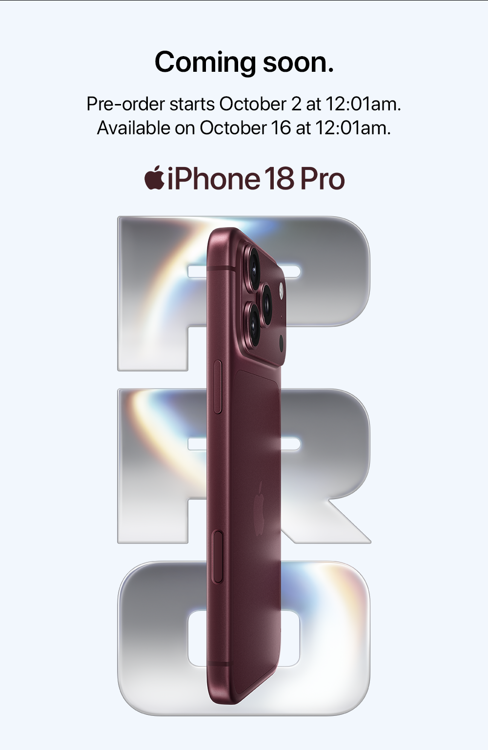 COMING SOON IP18 MOBILE