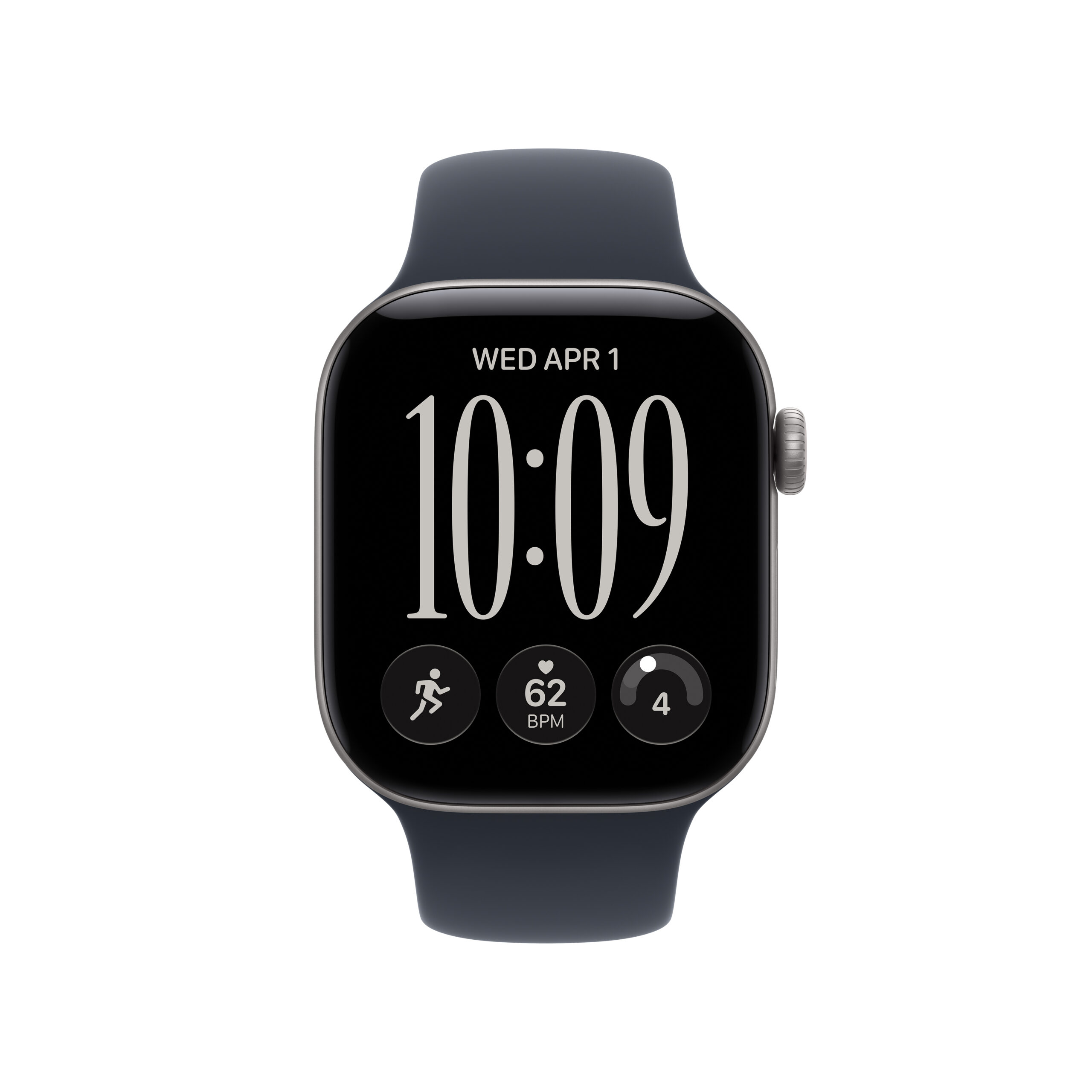 Apple_Watch_Series_12_42mm_GPS_Space_Gray_Aluminum_Sport_Band_Navy_Blue_PDP_Image_Position_2__en-PH APPLE WATCH S12 42MM SPACE GREY - Image 1
