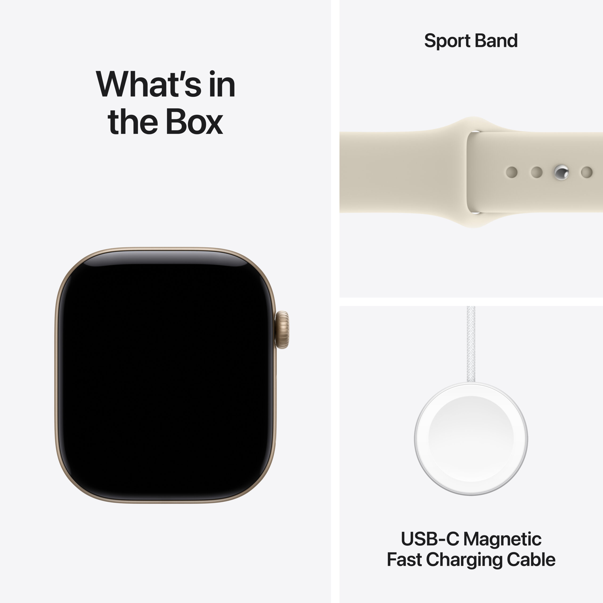 APPLE WATCH S12 46MM LIGHT GOLD - Image 3